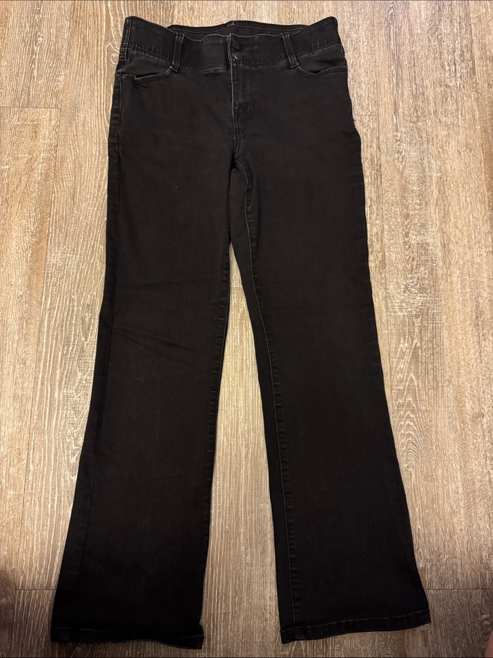 Nine West bootcut sz10 Classic Black Jeans with stretchy elastic waist band